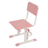 Стул для школьника регулируемый Polini kids City / Polini kids Smart L, белый-розовый Стул для школьника регулируемый Polini kids City / Polini kids Smart L, белый-розовый