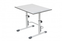 Растущая парта-трансформер Polini kids Simple М1 75х55 см, белый-серый Растущая парта-трансформер Polini kids Simple М1 75х55 см, белый-серый